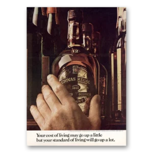 1974 Chivas Regal Print Ad | Cost Living