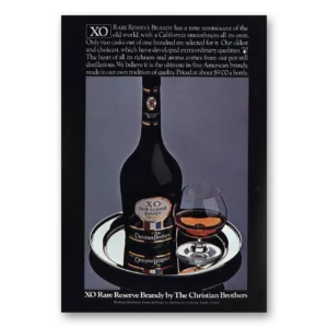 1974 Christian Brothers Print Ad | Rare Brandy
