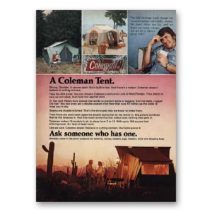 1974 Coleman Tent Print Ad | Ask Someone