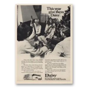 1974 Daisy BB Rifle Print Ad | Give Them