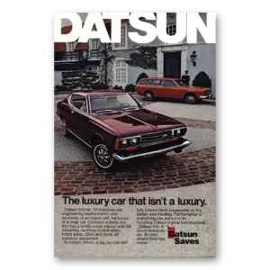 1975 Datsun 610 Print Ad | Luxury Car