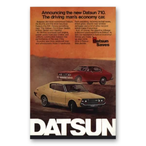 1974 Datsun 710 Print Ad | Economy Car