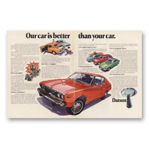 1974 Datsun 710 Print Ad | Our Car
