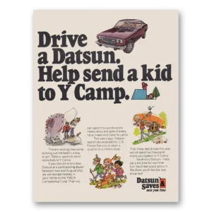 1974 Datsun Print Ad | Y Camp