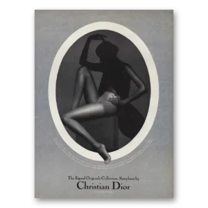 1974 Christian Dior Fashion Print Ad | Signed Originals