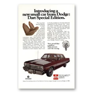 1974 Dodge Dart Print Ad | Special Edition