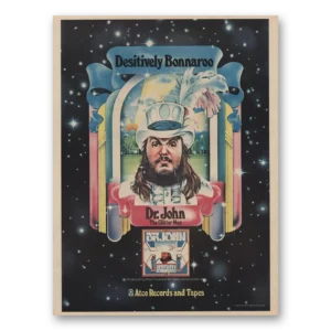 1974 Dr John Promo Print Ad | Bonnaroo