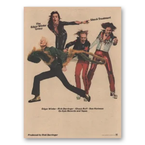1974 Edgar Winter Group Promo Print Ad | Shock Treatment