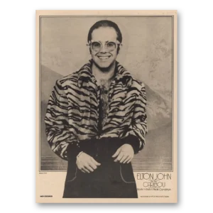 1974 Elton John Print Ad | Caribou