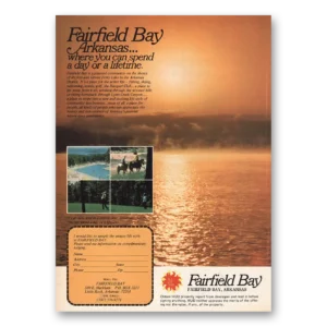 1974 Fairfield Bay Print Ad | Arkansas Spend Day