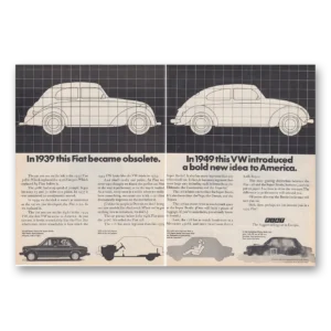 1974 Fiat Print Ad | Bold New Idea