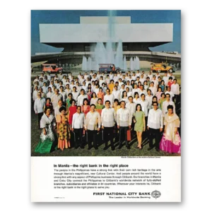 1971 First National City Bank Print Ad | Manilla
