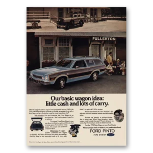 1973 Ford Pinto Print Ad | Little Cash