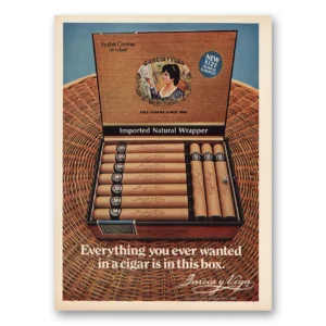 1974 Garcia y Vega Cigars Print Ad | You Ever Wanted