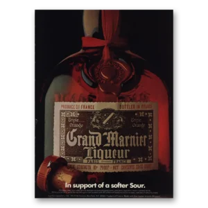 1974 Grand Marnier Print Ad | Softer Sour