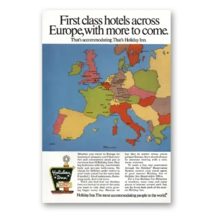 1974 Holiday Inn Print Ad | First Class Hotels