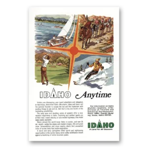 1974 Idaho Print Ad | Adventure