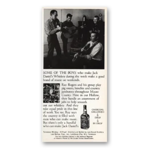 1974 Jack Daniels Print Ad | Brand Music