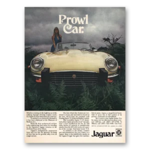 1974 Jaguar Print Ad | Prowl Car