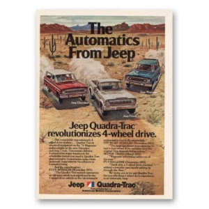 1974 Jeep Print Ad | Automatics