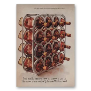 1974 Johnnie Walker Red Label Print Ad | Bob Really Knows