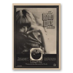 1974 Kiki Dee Band Promo Print Ad | Elton John