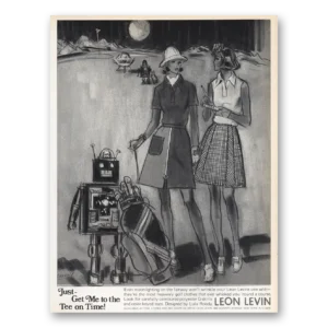 1974 Leon Levin Clothing Print Ad | Get Me To Tee