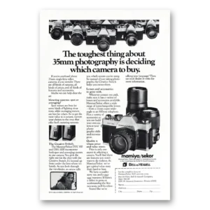 1974 Bell & Howell Camera Print Ad | Toughest Thing