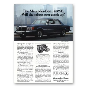 1974 Mercedes Benz 450SE Print Ad | Catch Up