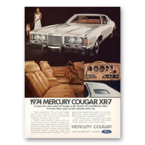 1973 Mercury Cougar Print Ad | New Breed