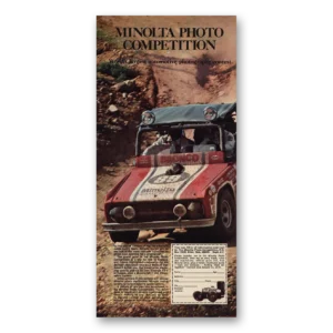 1973 Minolta Camera Print Ad | Photo Competition