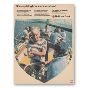 1974 National Bank Print Ad | Australia