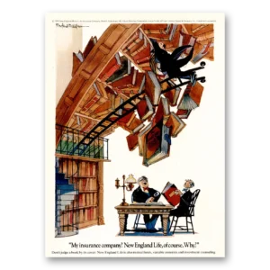 1974 New England Mutual Life Insurance Print Ad | Judge Book