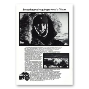 1974 Nikon Camera Print Ad | Morton Beebe