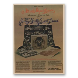 1974 Nitty Gritty Dirt Band Promo Print Ad | Stars Stripes