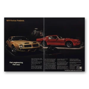 1974 Pontiac Firebird Print Ad | Part Engineering