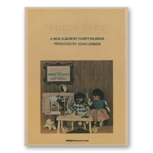 1974 Harry Nilsson Print Ad | Pussy Cats