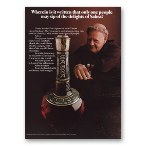 1974 Sabra Liqueur Print Ad | Is It Written