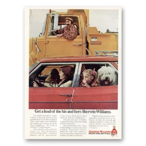 1974 Sherwin Williams Paints Print Ad | Load His