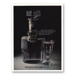 1974 Tava Liqueur Print Ad | Tava Smirnoff