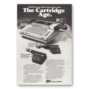 1974 Smith Corona Typewriters Print Ad | Cartridge Age