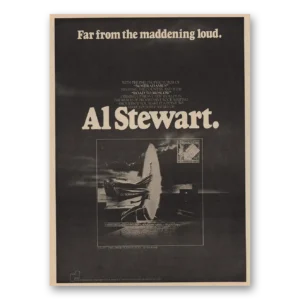 1974 Al Stewart Promo Print Ad | Past Present Future