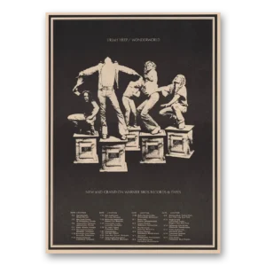 1974 Uriah Heep Promo Print Ad | Wonderworld