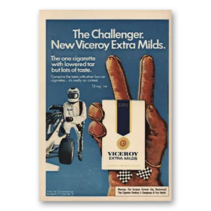 1974 Viceroy Cigarettes Print Ad | The Challenger