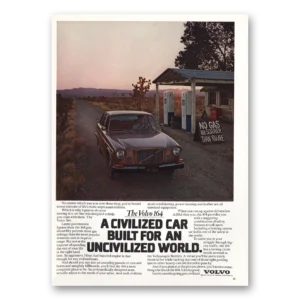 1974 Volvo 164 Print Ad | Civilized Car