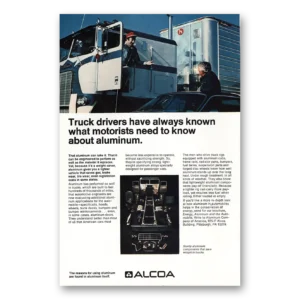 1975 Alcoa Print Ad | Truck Drivers