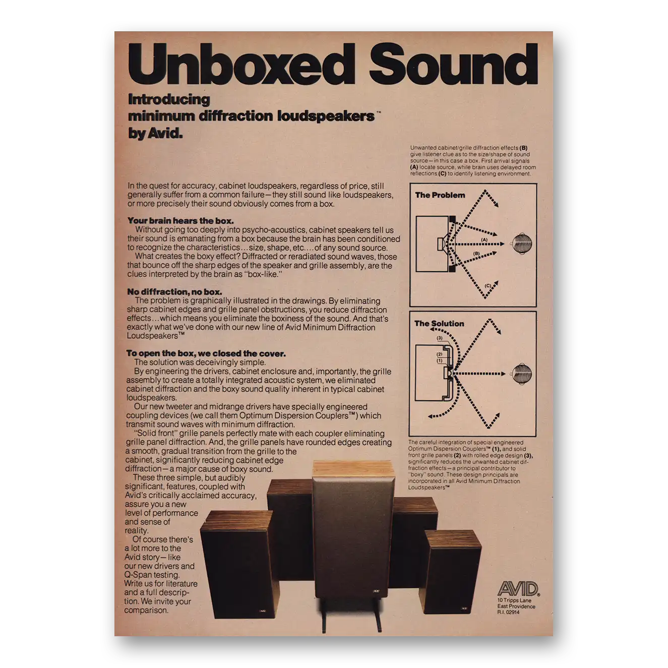 1975 Avid Print Ad | Unboxed Sound