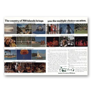 1975 Bahamas Print Ad | 700 Islands