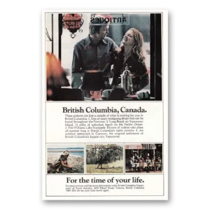 1975 British Columbia Canada Print Ad | These Pictures