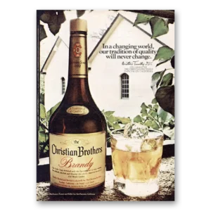1975 Christian Brothers Print Ad | Changing World